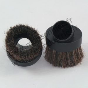 Brosse ronde IR ø 32 mm CRIN avec embout fixe (tye NUMATIC)