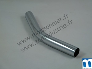 Tube coudé chromé ø 31,7 mm